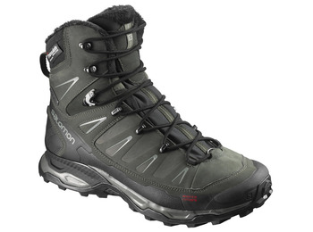 Bota Salomon X Ultra Winter CS WP Kaki / Negro