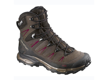 Bota Salomon X Ultra Winter CS WP W Marrón / Fucsia