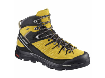Bota Salomon X Alp Mid LTR GTX amarela / preta / cinza