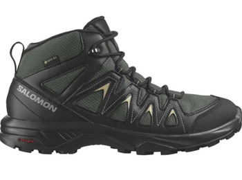 Bota Salomon X Braze Mid GTX preta/verde