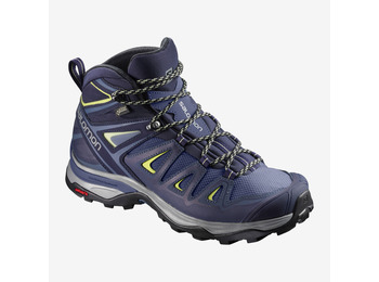 Bota Salomon X Ultra 3 Wide Mid GTX W Morado / Amaillo