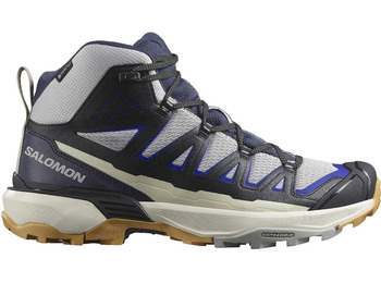 Bota Salomon X Ultra 360 Edge Mid GTX preta/branca/roxa