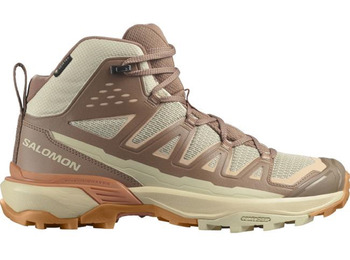 Bota Salomon X Ultra 360 Edge Mid GTX W Bege/Marrom