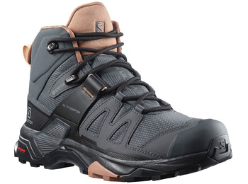 Bota Salomon X Ultra 4 GTX MID W rosa/cinza