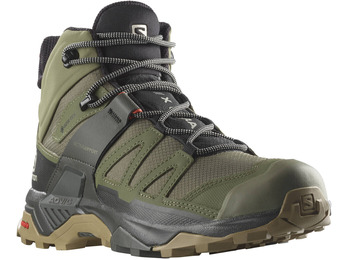 Bota Salomon X Ultra 4 Mid GTX verde/preta