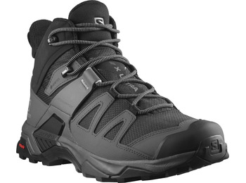 Bota Salomon X Ultra 4 Mid Wide GTX cinza/preto