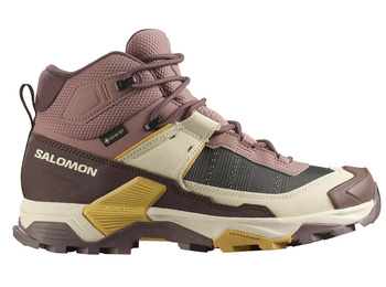 Bota Salomon X Ultra 5 Mid GTX W Garnet/Bege