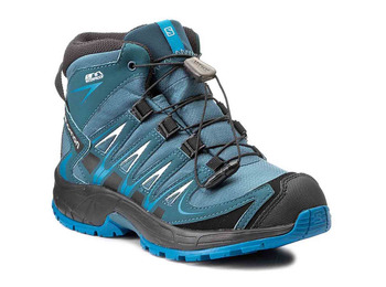 Bota Salomon XA PRO 3D MID CSWP J Marino / Negro
