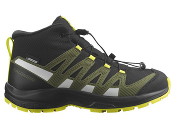 Bota Salomon XA PRO V8 MID CSWP J Preto/Verde