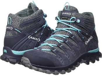 Botas Aku Alterra Lite Mid GTX W Cinzento/Azul