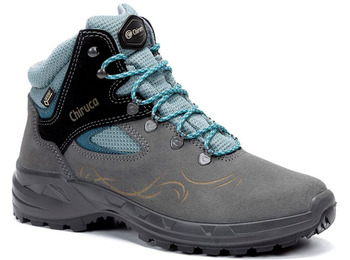 Botas Chiruca GTX W Sarria 03 Cinza / Preto / Turquesa