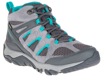 Botas Merrell Outmost Mid Vent GTX cinza / turquesa
