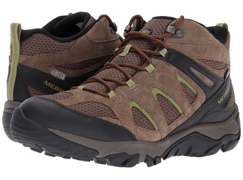 Botas Merrell Outmost Mid Vent GTX marrom / ocre