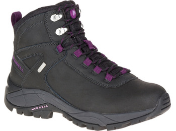 Botas Merrell Vego Mid Ltr WP W Negro / Fucsia