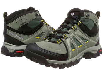 Botas Salomon Evasion Mid GTX Areia / Preto / Mostarda