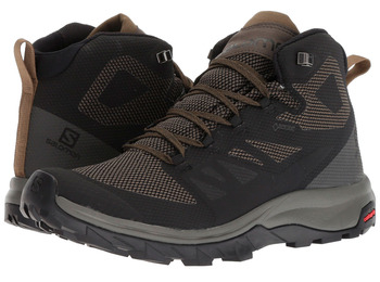 Botas Salomon Outline Mid GTX Negro / Kaki