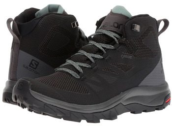 Botas Salomon Outline Mid GTX W pretas / turquesa