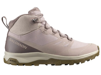 Botas Salomon Outsnap CSWP W Rosa/Bege