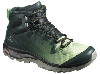 Botas Salomon Vaya Mid GTX W turquesa / verde