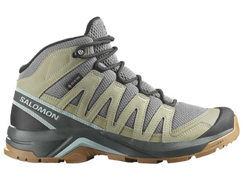 Botas Salomon X-Adventure Recon GTX W Verde Médio/Cinza