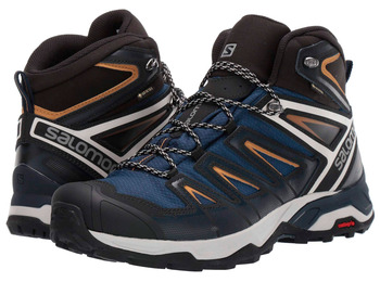 Botas Salomon X Ultra 3 Mid GTX Marinho / Preto / Ouro