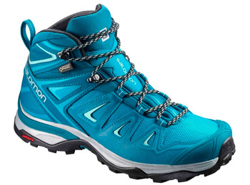 Botas azuis Salomon X Ultra 3 Mid GTX W