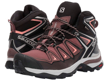 Botas Salomon X Ultra 3 Mid GTX W marrom / rosa