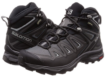 Botas Salomon X Ultra 3 Mid GTX W preto / cinza