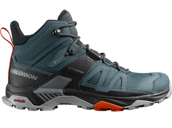Botas Salomon X Ultra 4 Mid GTX azul aço