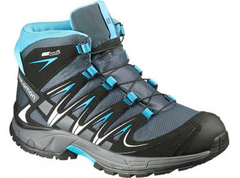Botas Salomon XA PRO 3D MID CSWP K pretas / cinza / azuis