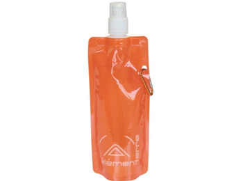 Garrafa dobrável Elementerre Pure Water 480 Orange