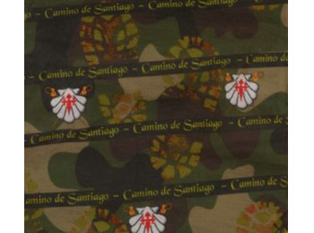 Cachecol Camino de Santiago Camuflagem