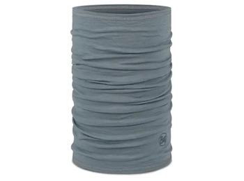 Buff Merino Leve Sólido Flint Neck Gaiter