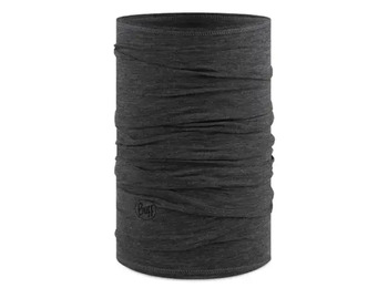Buff Merino Leve Sólido Cinza Pescoço Polaina