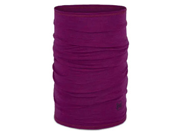Buff Merino Leve Sólido Magenta Polaina de Pescoço