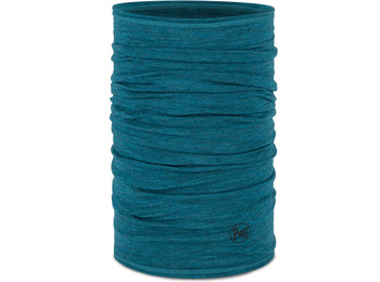 Buff Merino Leve Sólido Azul-petróleo Polaina de Pescoço