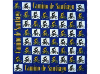 Braga De Cuello Camino De Santiago Bicis MyL Azul