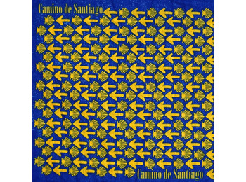 Polainas MyL Blue Arrows and Stars Camino de Santiago