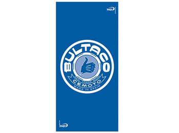 Logotipo Braga Wind Bultaco Azul 1401