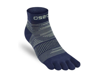 Calcetín Dedos OS20 Merino e Coolmax Trail Marino/Verde