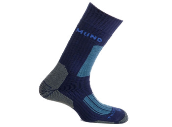 Meia dupla Mund Everest azul marinho
