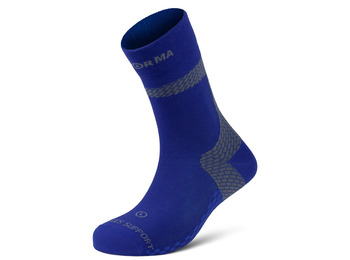 Meia de apoio Enforma Achilles Azul-Gris