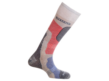Mund Ski Sock Primaloft Grey Wool