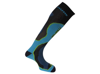 Media Mund Skiing Freeride Sock Blue
