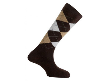 Mund Sock Riding Winter Brown