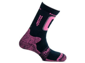 Mund Nordic Skating / Hockey Sock Azul marinho-rosa