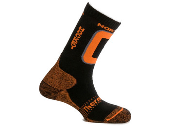 Mund Nordic Skating / Hockey Sock Black-Orange