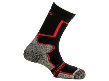 Meia Mund Pamir Preto-Cinza