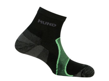 Mund Trail / Cross Black / Green Sock