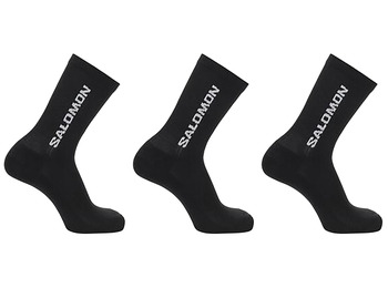 Pacote de meias Salomon Everyday Crew-3 preto